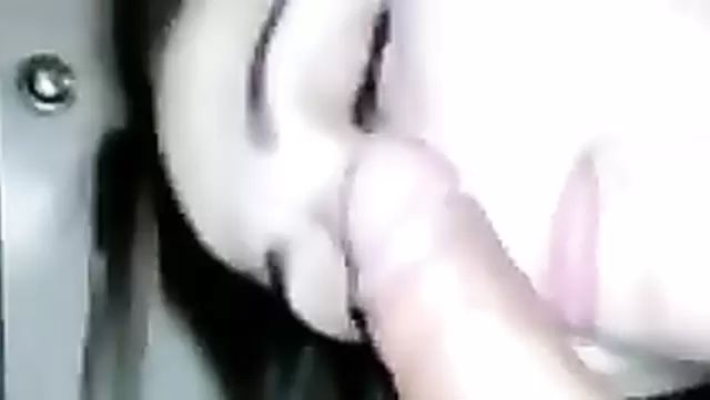 Cute girl sucking Uzbek cock